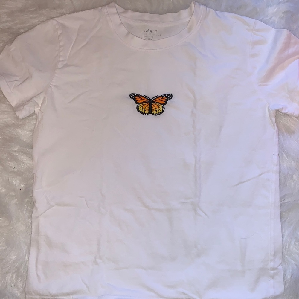 Brandy Melville John Galt butterfly tee